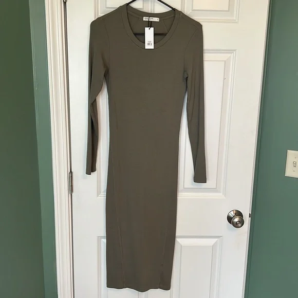 knee length dresses for ladies LaDivine CD0192 Long Sleeve Evening Formal Dress – The Dress Outlet
